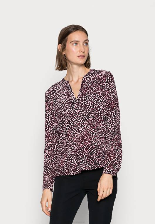 חולצה חולצה NX205181 אדום/לבן/שחור Tommy Hilfiger