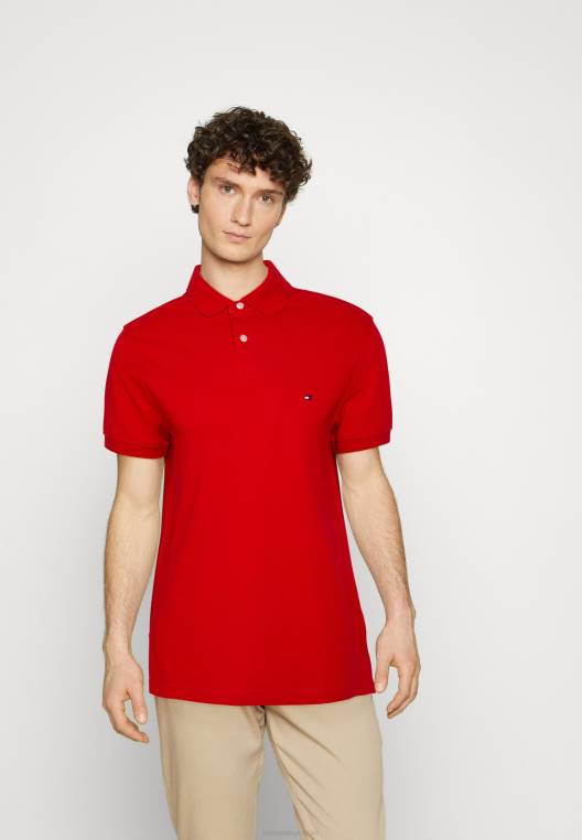 חולצת פולו רגילה NX205186 להבת אימפריה Tommy Hilfiger