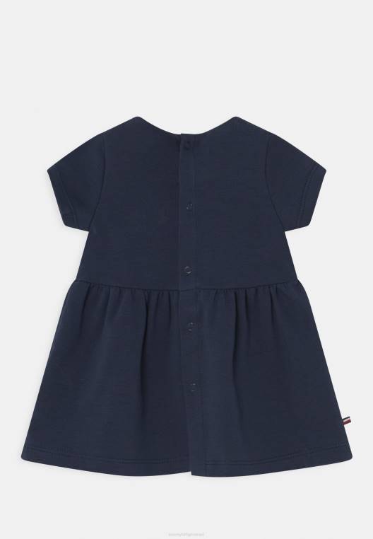 שמלת יום שמלה חיונית לתינוק NX205190 צי הדמדומים Tommy Hilfiger