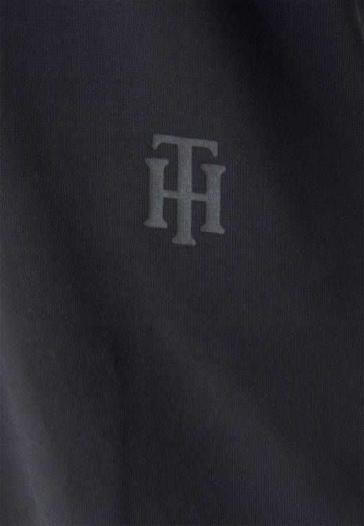 חולצת טריקו בסיסית רגועה סקופ NX205191 שָׁחוֹר Tommy Hilfiger
