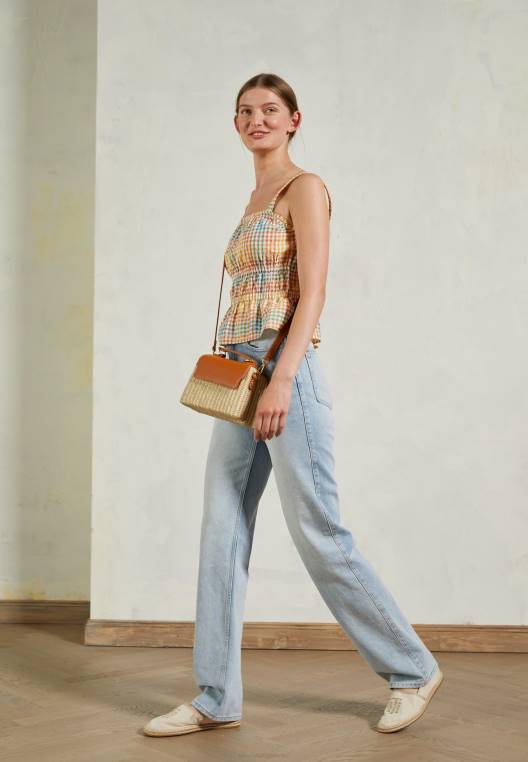 נעלי אספדריל לוגו NX205199 בז' קלאסי Tommy Hilfiger