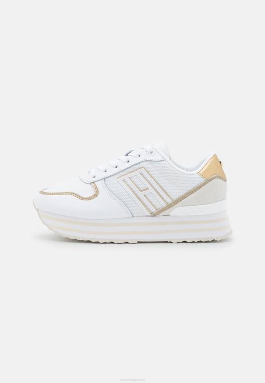 מאמנים שטוחים NX205216 זהב בהיר Tommy Hilfiger