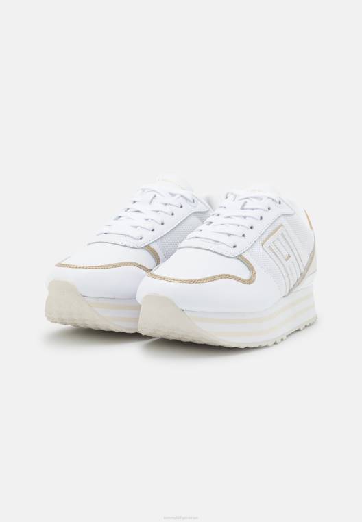 מאמנים שטוחים NX205216 זהב בהיר Tommy Hilfiger