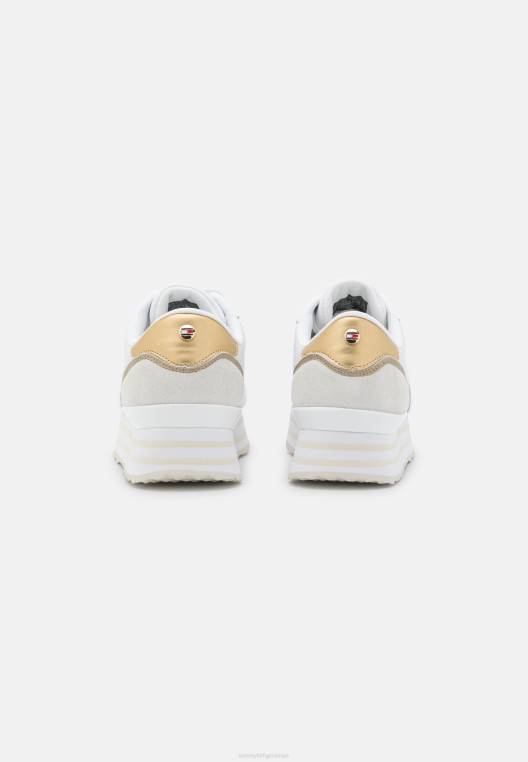 מאמנים שטוחים NX205216 זהב בהיר Tommy Hilfiger