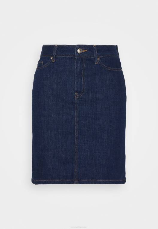 חצאית רומא חצאית מיני חצאית NX205218 ג'ינס כחול כהה Tommy Hilfiger