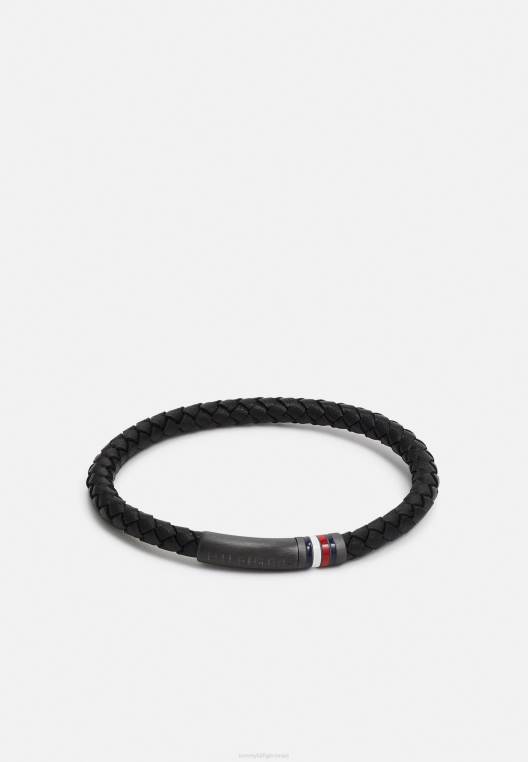 צמיד משפחתי צמה NX205224 שָׁחוֹר Tommy Hilfiger