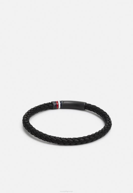 צמיד משפחתי צמה NX205224 שָׁחוֹר Tommy Hilfiger