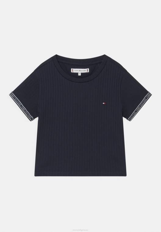 טי שירט בסיסית NX205226 שמיים מדבריים Tommy Hilfiger