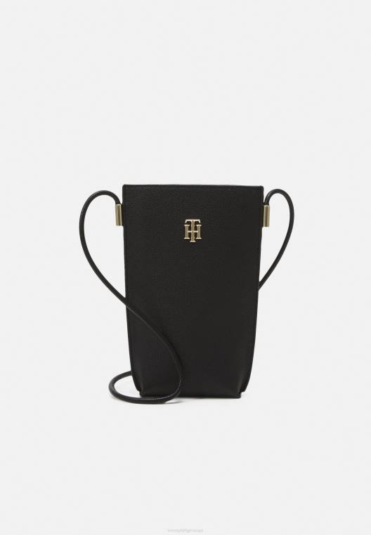 ארנק טלפון מזדמן חדש על פני תיק הגוף NX205229 שָׁחוֹר Tommy Hilfiger