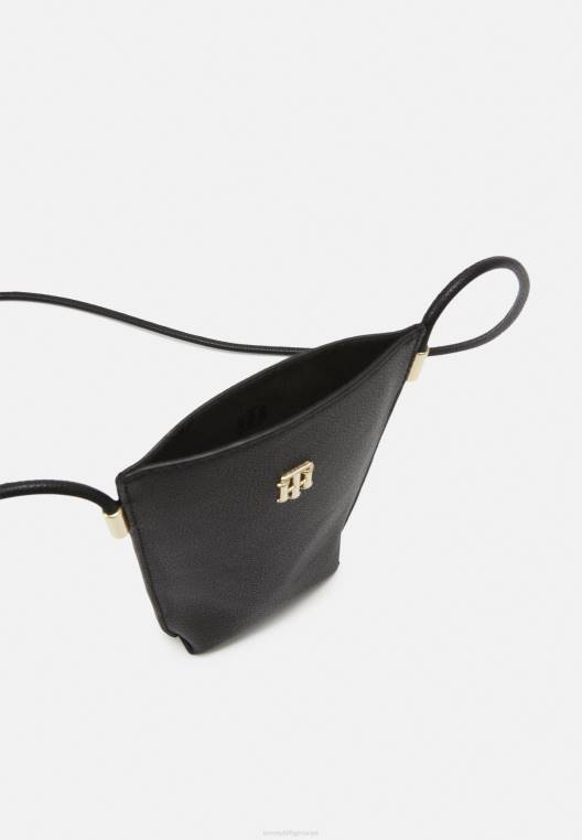 ארנק טלפון מזדמן חדש על פני תיק הגוף NX205229 שָׁחוֹר Tommy Hilfiger