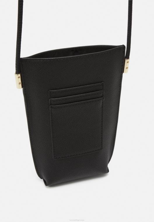 ארנק טלפון מזדמן חדש על פני תיק הגוף NX205229 שָׁחוֹר Tommy Hilfiger