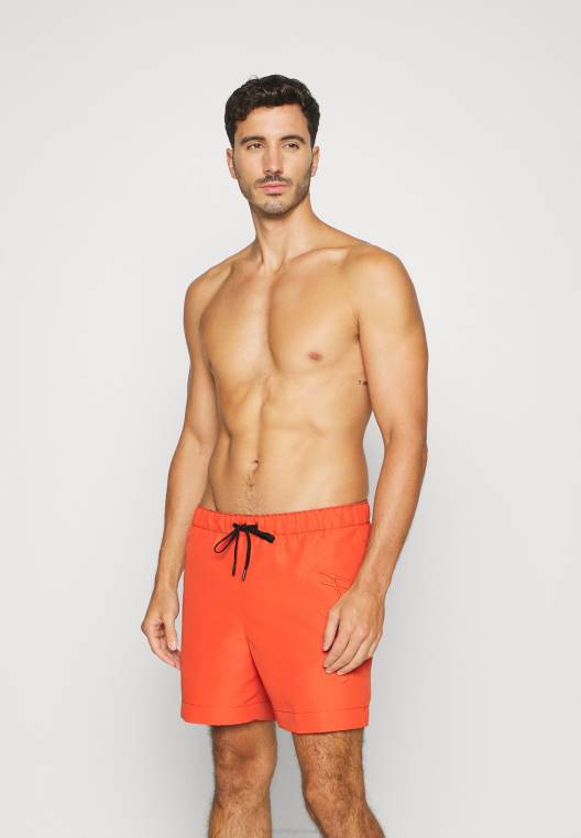 מכנסי שחייה עם שרוך בינוני NX205254 חימר כפרי Tommy Hilfiger