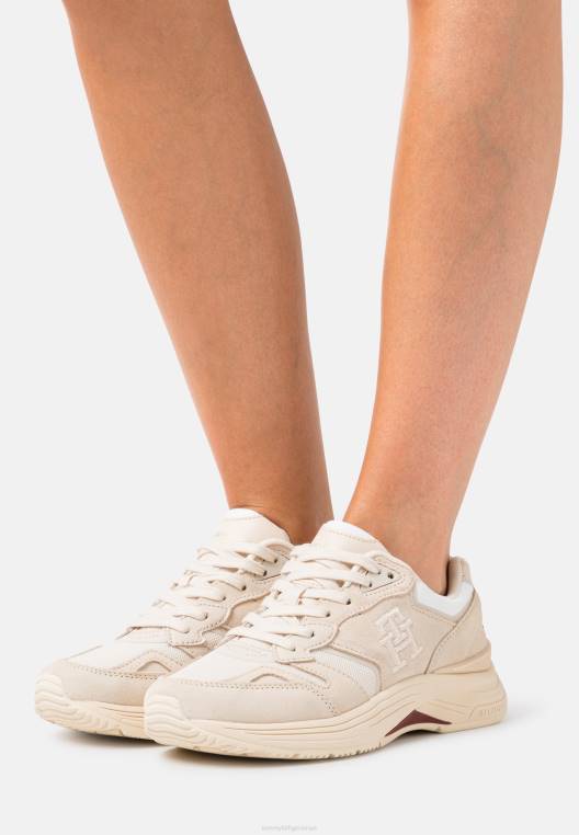 מאמנים מונוגרמים מראש NX205258 קנה סוכר Tommy Hilfiger