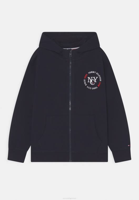 סווטשירט נצחי עם רוכסן NX205268 שמיים מדבריים Tommy Hilfiger