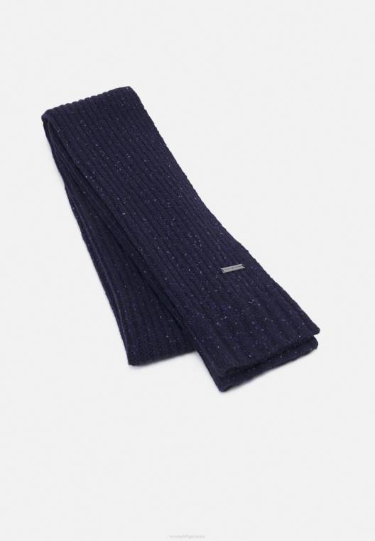 צעיף חיוני מוגבה NX205272 חיל הים Tommy Hilfiger