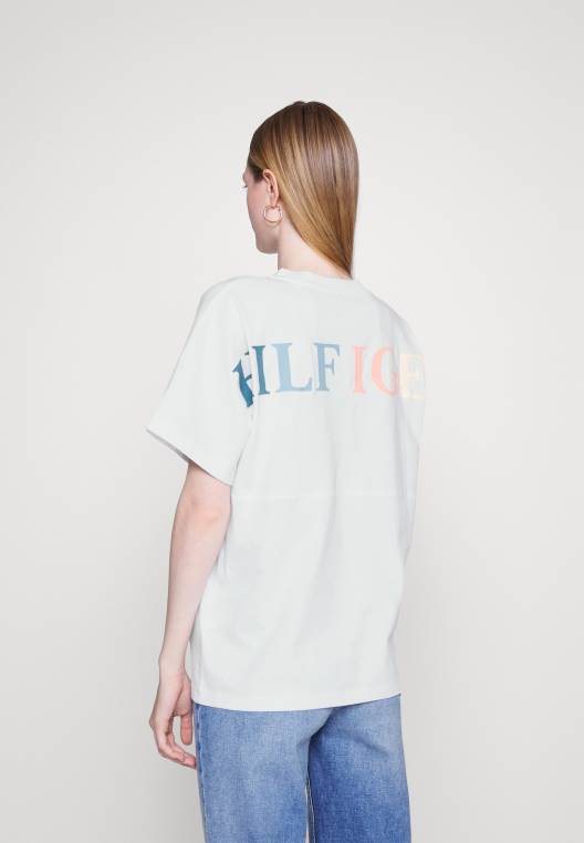 חולצה מודפסת NX205275 לבן Tommy Hilfiger