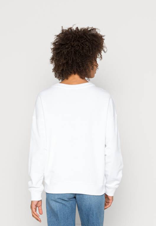 סווטשירט פתוח פרחוני NX205282 אופטי לבן Tommy Hilfiger