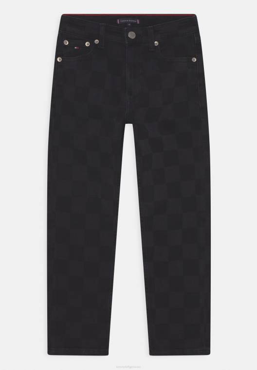 מכנסי סקייטרים NX205298 ג'ינס שחור Tommy Hilfiger