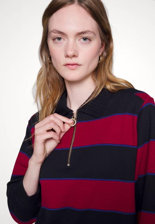 שמלת יום שמלת רוגבי קצרה NX205302 רויאל ברי Tommy Hilfiger