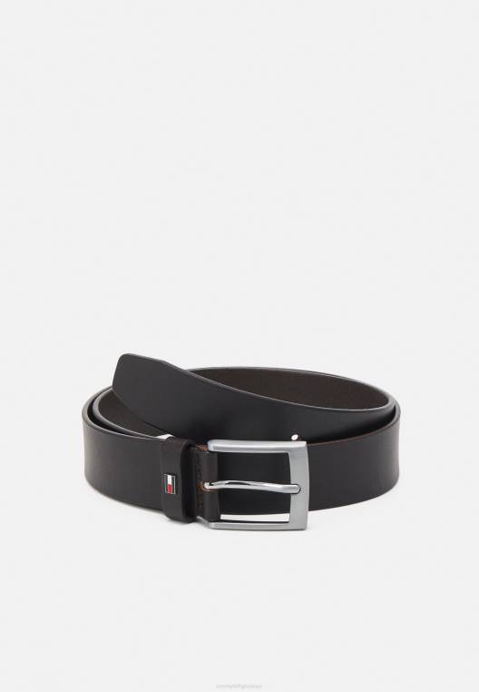 עסקי חגורות אדן NX205318 חום Tommy Hilfiger