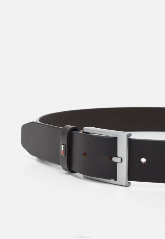 עסקי חגורות אדן NX205318 חום Tommy Hilfiger
