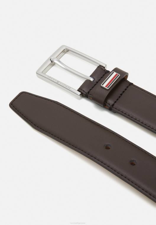 חגורת עסקים NX205329 חום כהה Tommy Hilfiger