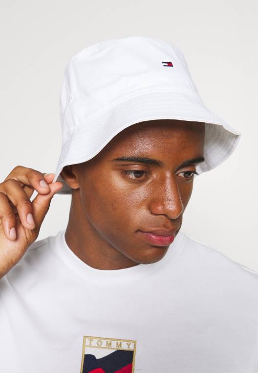 כובע כובע דגל NX205332 לבן Tommy Hilfiger