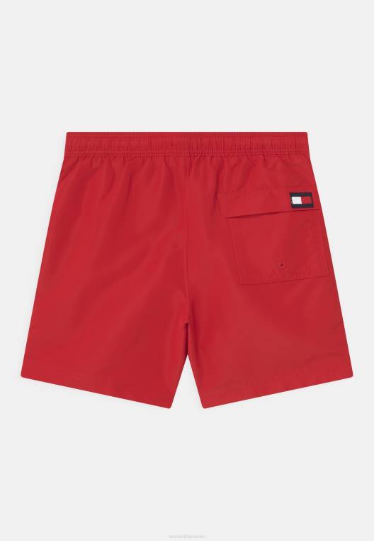 מכנסי שחייה עם שרוך בינוני NX205335 אָדוֹם Tommy Hilfiger