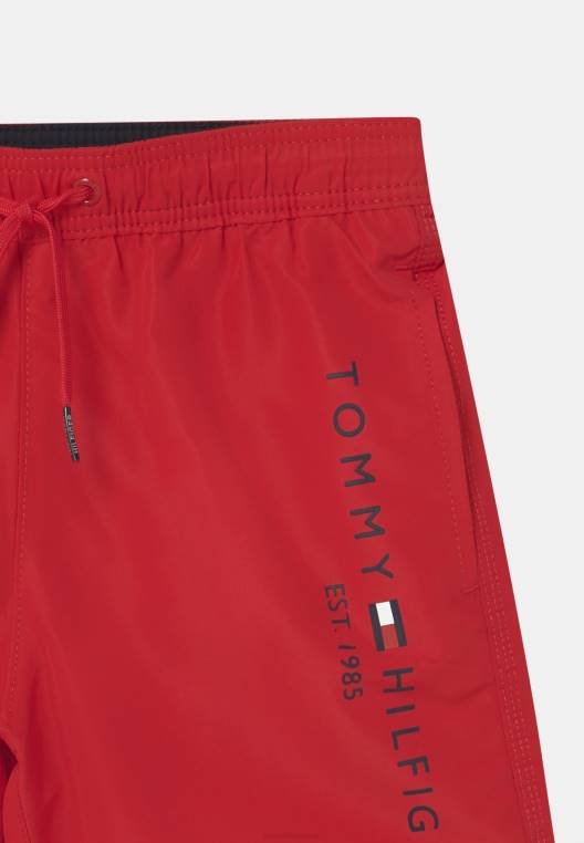 מכנסי שחייה עם שרוך בינוני NX205335 אָדוֹם Tommy Hilfiger