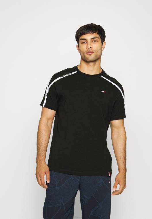 חולצה מודפסת NX205361 שָׁחוֹר Tommy Hilfiger