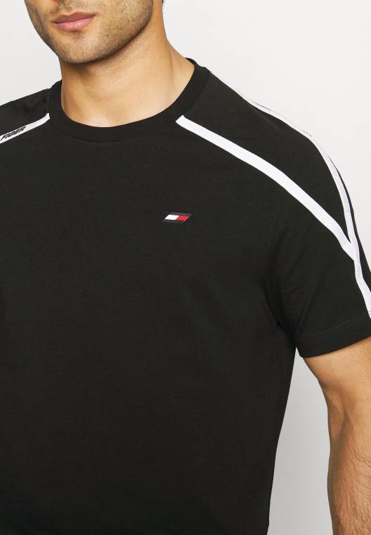 חולצה מודפסת NX205361 שָׁחוֹר Tommy Hilfiger