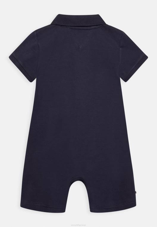 חליפת שינה לתינוק קולורבלוק לשני המינים NX205375 צי הדמדומים Tommy Hilfiger