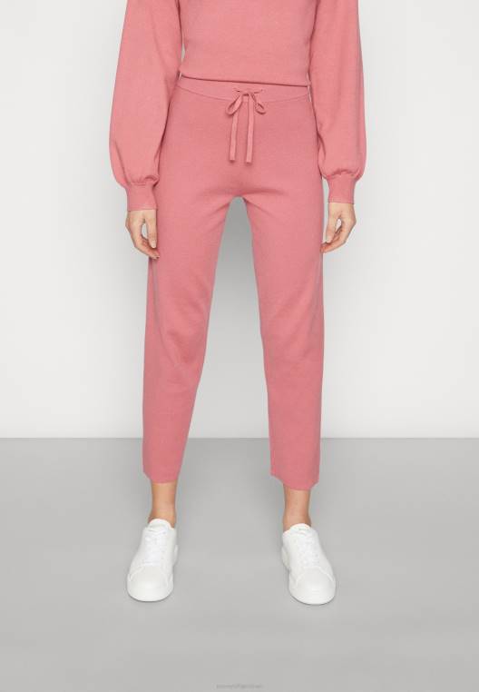 מכנסיים רכים מחודדים NX205380 ורוד אנגלי Tommy Hilfiger