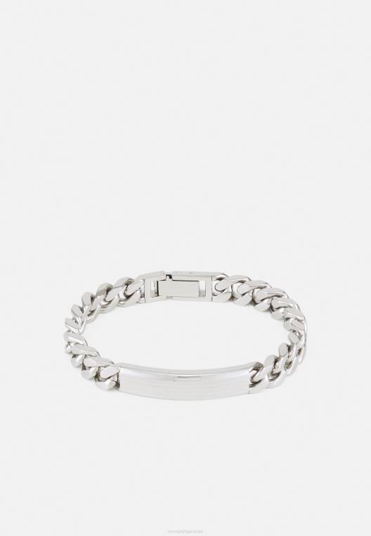 צמיד מזהה NX205418 בצבע כסף Tommy Hilfiger