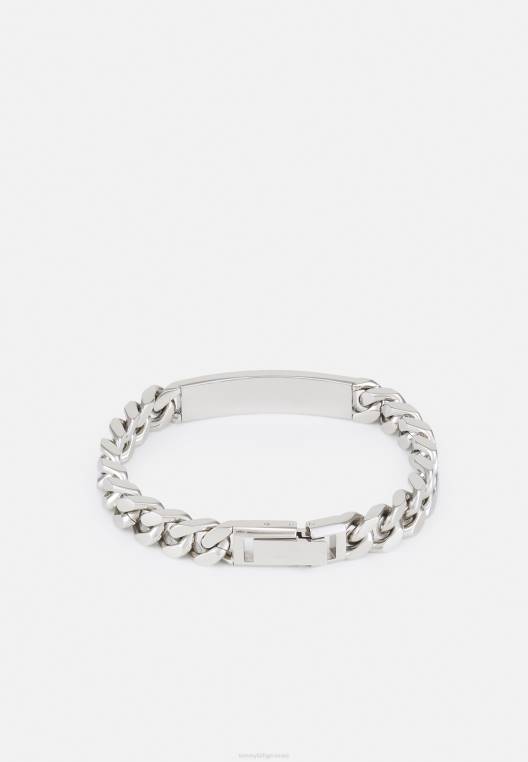 צמיד מזהה NX205418 בצבע כסף Tommy Hilfiger