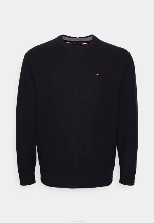 מגשר מבנה אריגת סל NX205423 שָׁחוֹר Tommy Hilfiger