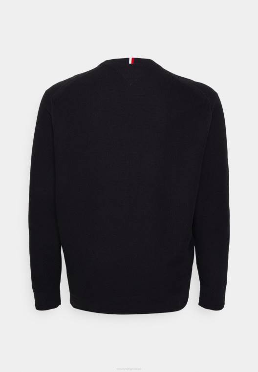 מגשר מבנה אריגת סל NX205423 שָׁחוֹר Tommy Hilfiger