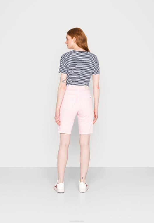 מכנסי ג'ינס ישרים קלאסיים NX205448 ורוד פסטל Tommy Hilfiger