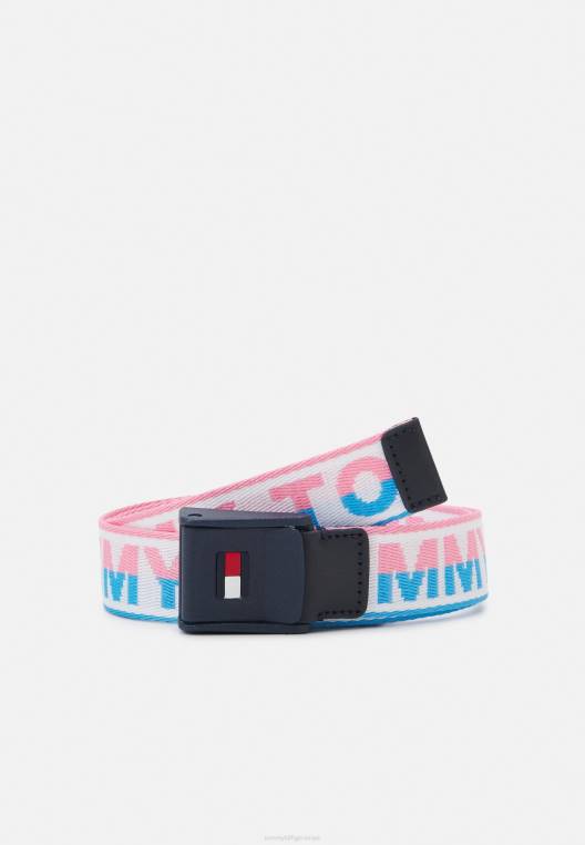 חגורה לשני המינים NX205451 פריחה ורודה Tommy Hilfiger
