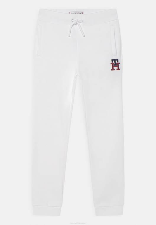 תחתונים של אימונית לשני המינים עם מונוגרמה NX205460 לבן Tommy Hilfiger