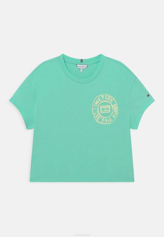 חולצת טי בהדפס גב NX205467 לגונה צלולה Tommy Hilfiger