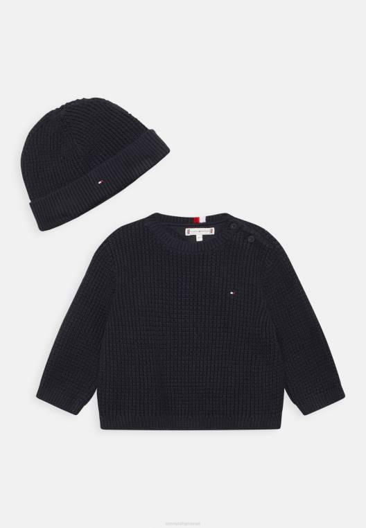 מגשר סט יוניסקס לתינוק NX205475 שמיים מדבריים Tommy Hilfiger