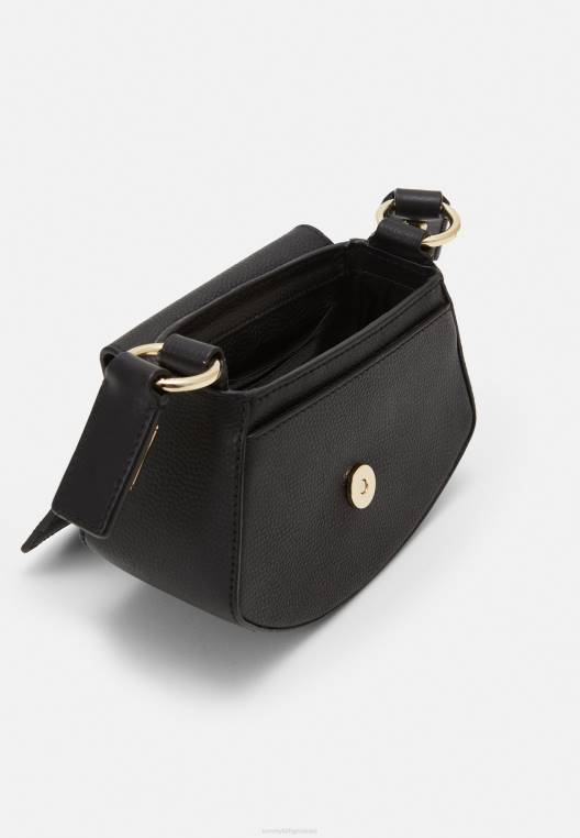 תיק קרוסאובר יוקרתי לרוחב NX205483 שָׁחוֹר Tommy Hilfiger