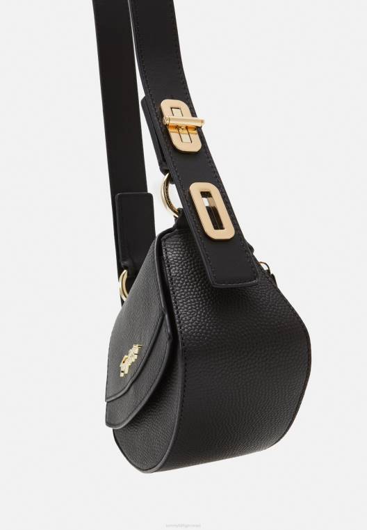 תיק קרוסאובר יוקרתי לרוחב NX205483 שָׁחוֹר Tommy Hilfiger