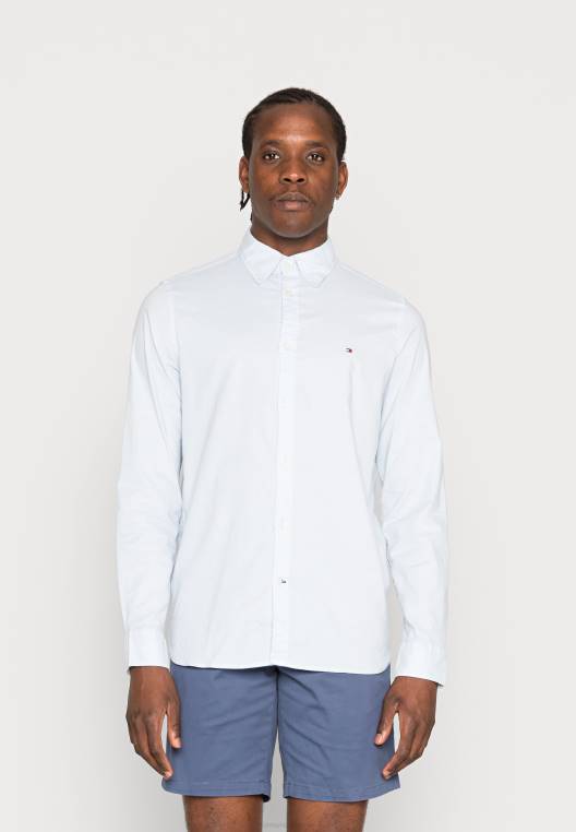 חולצת אוקספורד פלקס NX205484 כחול רגוע Tommy Hilfiger