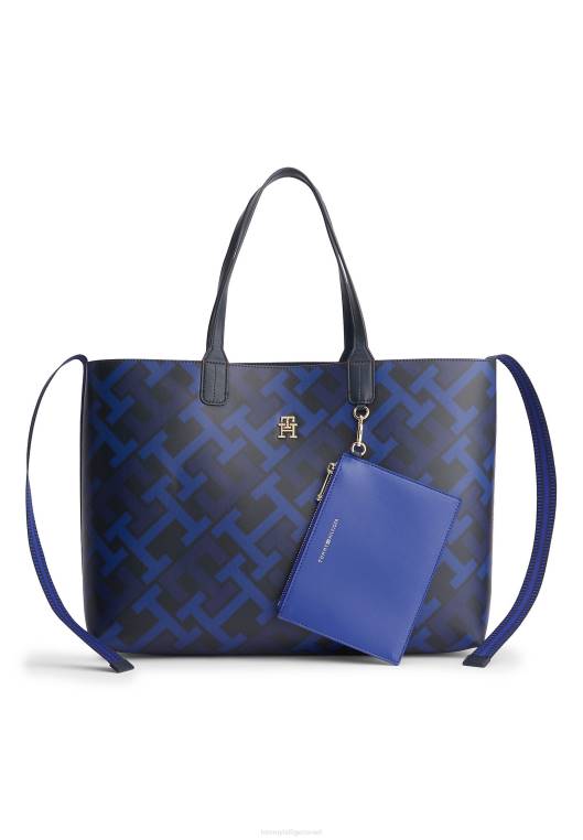 מונוגרמה איקונית לרוחב תיק גוף NX205532 תמהיל כחול חלל Tommy Hilfiger
