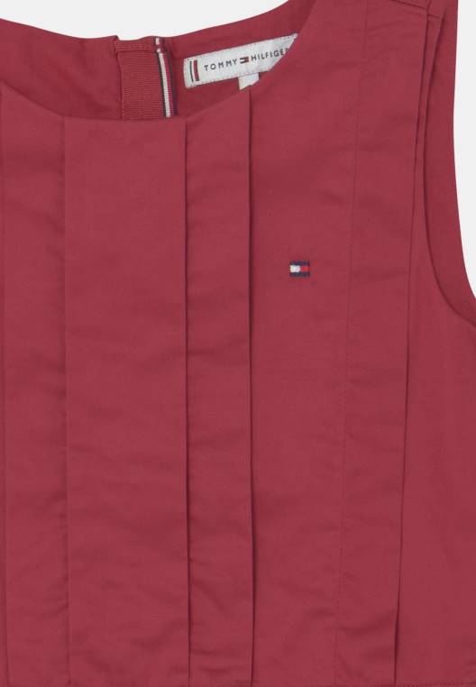 שמלת קוקטייל שמלת פסים גלובלית/שמלת מסיבה NX205551 ריסוק חמוציות Tommy Hilfiger