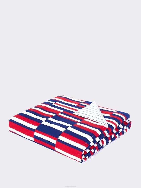סט כיסוי שמיכת צעיף מיטת יחיד NX2055 צעיף rwb Tommy Hilfiger