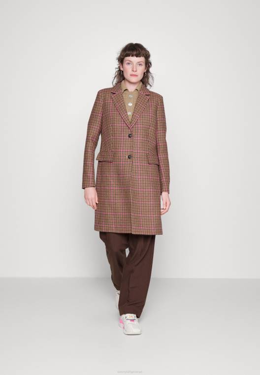 בדוק מעיל קלאסי מעיל קלאסי NX205604 רועה/מגנטה Tommy Hilfiger