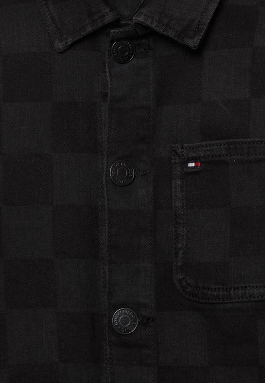 חולצת דמקה NX205609 bckcheckerboard Tommy Hilfiger